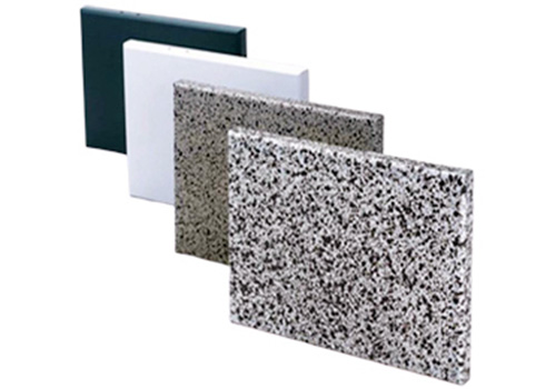 Imitation stone fluorocarbon aluminum veneer